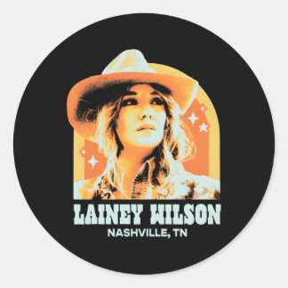 Sticker Rond Lainey Wilson Nashville