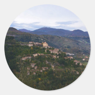 Sticker Rond Laino Castello Calabre