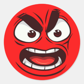 Sticker Rond Laissez vos émotions s'envoler avec cette audacieu