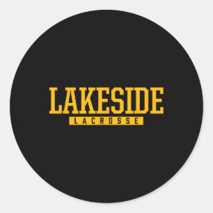 Sticker Rond Lakeside High School Lacrosse