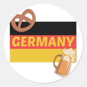 Sticker Rond L'Allemagne