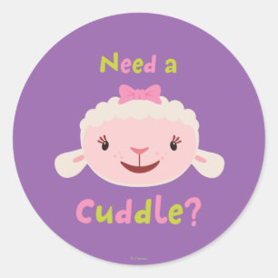 Sticker Rond Lambie - Besoin d'une flaque