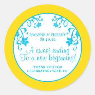 Sticker Rond L'amour est doux - Fleurs