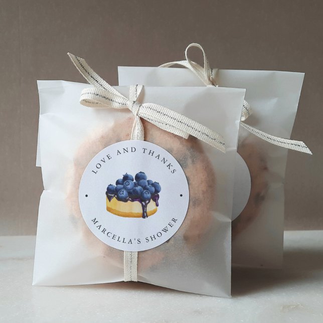 Sticker Rond L'amour est doux (gâteau au fromage) Fête des mari (Créateur téléchargé)