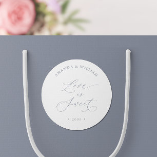 Sticker Rond L'amour est Mariage