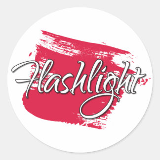 Sticker Rond Lampe
