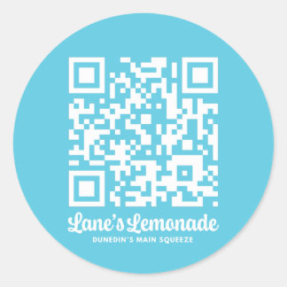 Sticker Rond Lane's Ducky QR