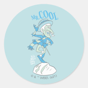 Sticker Rond L'ANNÉE SANS SANTA CLAUS™   Monsieur le Cool