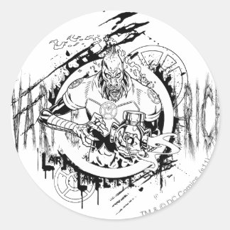 Sticker Rond Larfleeze - Agent Orange 15