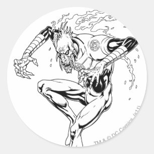Sticker Rond Larfleeze - Agent Orange 3