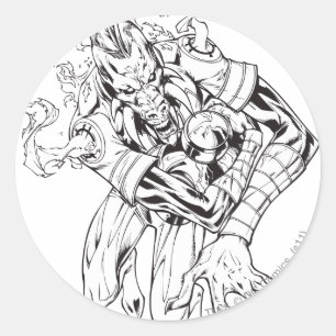 Sticker Rond Larfleeze - Agent Orange 9