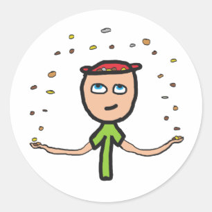 Sticker Rond L'argent du ciel