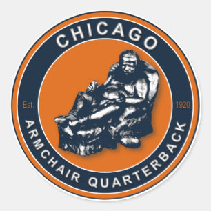 Sticker Rond L'ARMCHAIR QB - Chicago