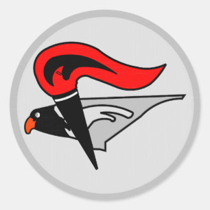 STICKER ROND L'ARMÉE DE L'AIR ISRAÉLIENNE SQUADRON-FLYING