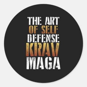 Sticker Rond L'art de krav maga