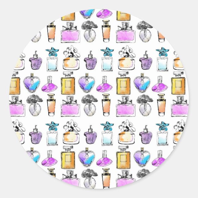 Sticker Rond L'art des parfums (Devant)