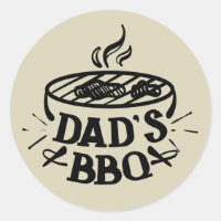 L'art du mot BBQ de papa cool