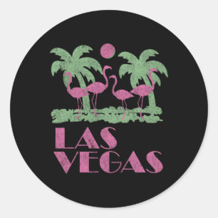 Sticker Rond Las Vegas