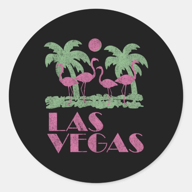 Sticker Rond Las Vegas (Devant)