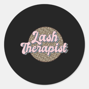 Sticker Rond Lash Therapy Eyelash Stylist Lash Lash Tech