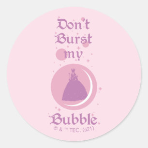 Sticker Rond L'Assistant D'Oz™   Ne pas éclater ma bulle