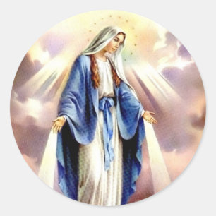 Sticker Rond L'Assomption de Marie