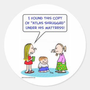 Sticker Rond l'atlas a gesticulé le couche-point d'ayn sous le