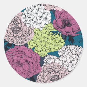 Sticker Rond Latspring garden