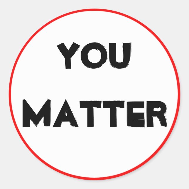 Sticker Rond L'autocollant qui compte (Devant)