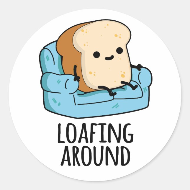Sticker Rond Lavage Autour De Fantaisie Pain Pain (Devant)