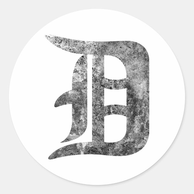 Sticker Rond Lavage Detroit D (Devant)