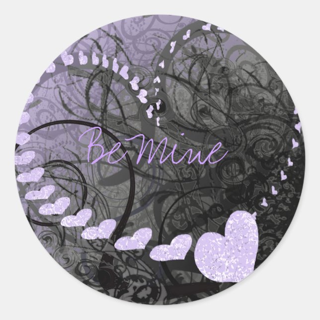 Sticker Rond Lavande - - - (Devant)