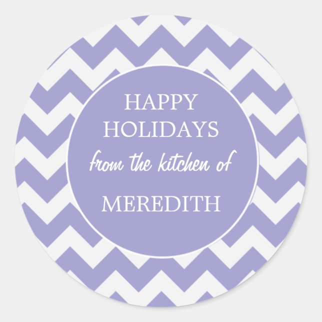 Sticker Rond Lavande de la cuisine de cuisson (Devant)