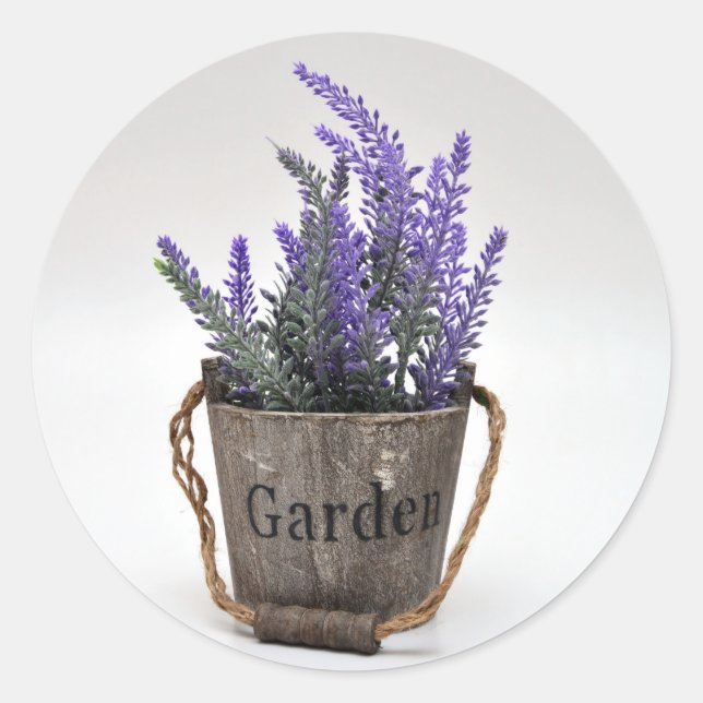Sticker Rond lavander (Devant)
