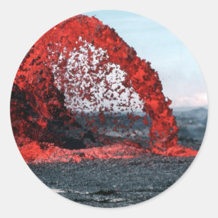 Sticker Rond Lave moulée