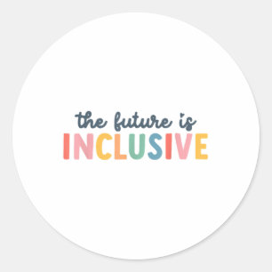 Sticker Rond L'Avenir Est Un Pyjama D'Halloween Pour Fami