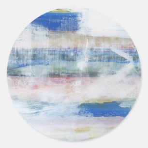 Sticker Rond Laver blanc II