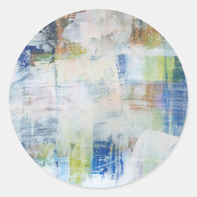 Sticker Rond Laver blanc III (Devant)