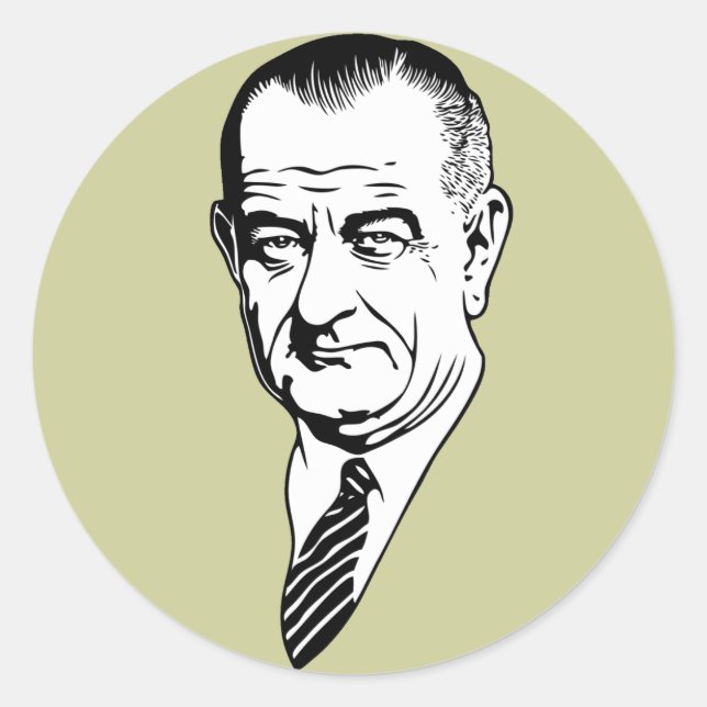 STICKER ROND LBJ (Devant)