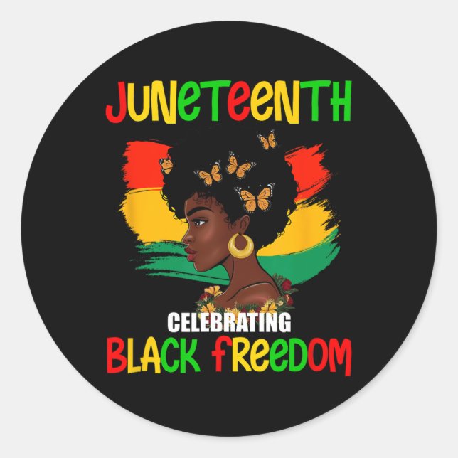 Sticker Rond Le 11° anniversaire de la Journée de la liberté de (Devant)