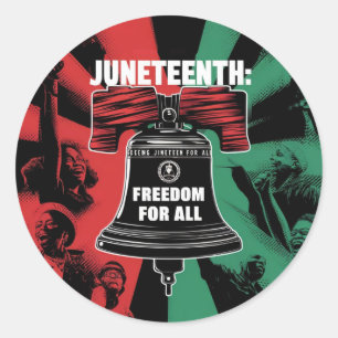 Sticker Rond Le 11 juin, c'est la liberté pour toute liberté Be