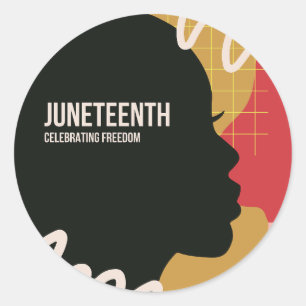 Sticker Rond Le 19ème anniversaire de la liberté