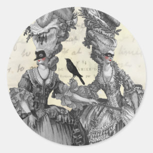 Sticker Rond Le bal d'Halloween