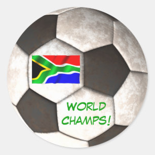 Sticker Rond Le ballon de football "monde de l'Afrique du Sud