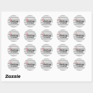 Sticker Rond le bénévolat est une forme de coeur