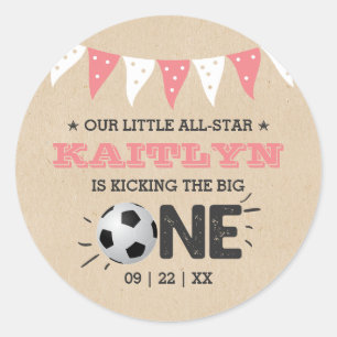 Sticker Rond Le Big One Football 1er anniversaire