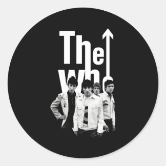 Sticker Rond Le Black White Band De L'Oms 60