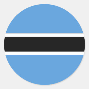 Sticker Rond Le Botswana