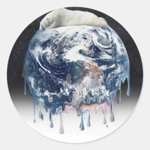 Sticker Rond Le bras d'ours de la Terre
