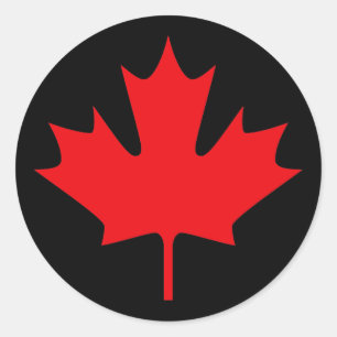 Sticker Rond Le Canada